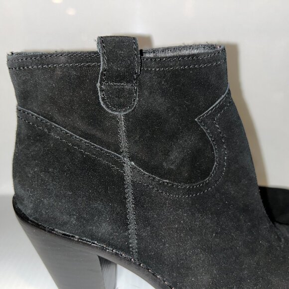 ASH Ivana Black Suede Ankle Boot, Size 8.5 - Picture 3 of 8